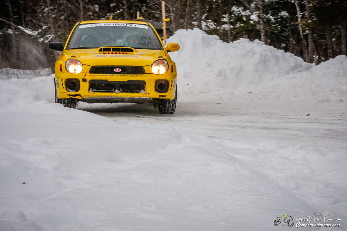 Competitor at Rally Perce-Neige, Maniwaki, Quebec 2008