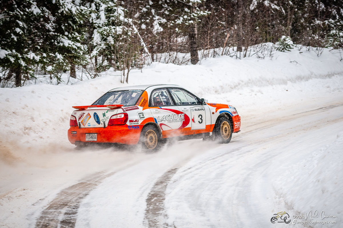 Competitor at Rally Perce-Neige, Maniwaki, Quebec 2008